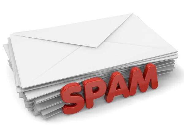 Spam Concept Återgivning — Stockfoto