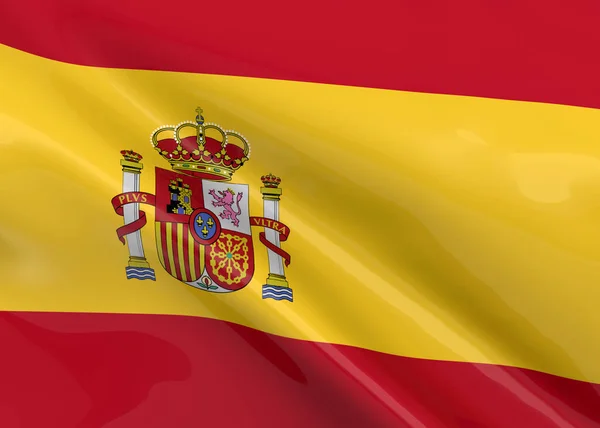 Spain Flag Render — Stock Photo, Image