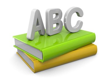 Bir Kitap Konsepti Okunuyor - 3D