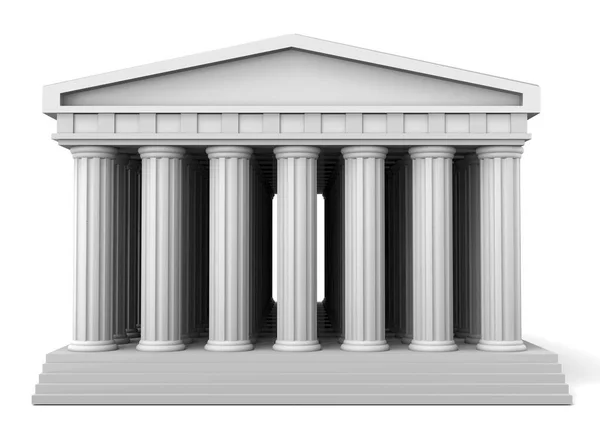 Римский Храм Рендеринг — стоковое фото