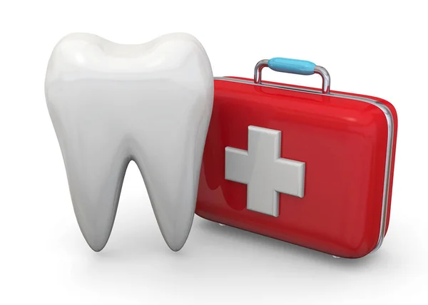 Proteja Seu Conceito Dentes — Fotografia de Stock