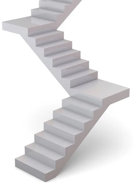 Лестницы Рендеринг — стоковое фото