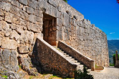 Alatri 'deki Cyclopean Duvarları - İtalya