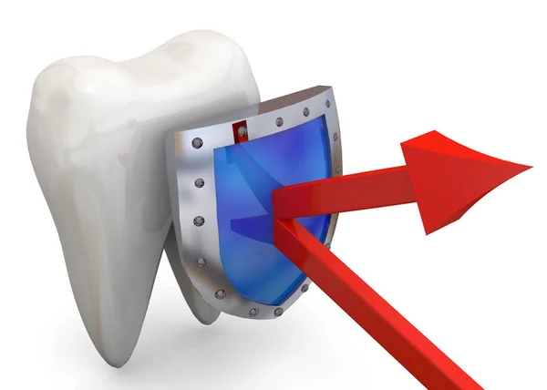 Skydda Ditt Tänder Koncept — Stockfoto