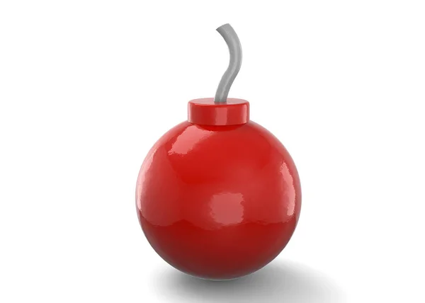 Red Bomb Render — Stock Photo, Image