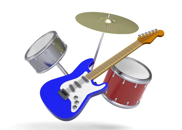 Instrumento Musical Render — Foto de Stock