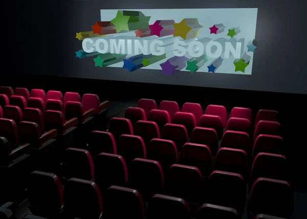 Cinema Coming Soon — Stock Photo, Image