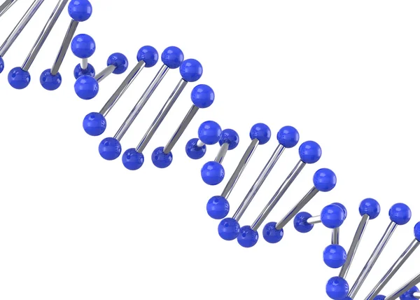 ДНК BLUE - 3D — стокове фото