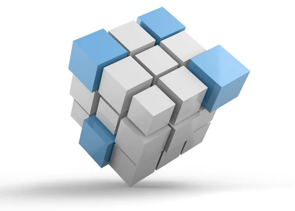 3D Cubes - 3D — Stock Photo, Image