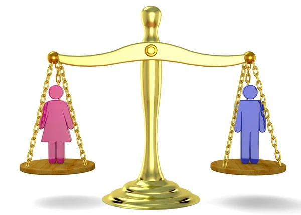 Erkek ve Kadın Cinsiyet Eşitliği Konsepti