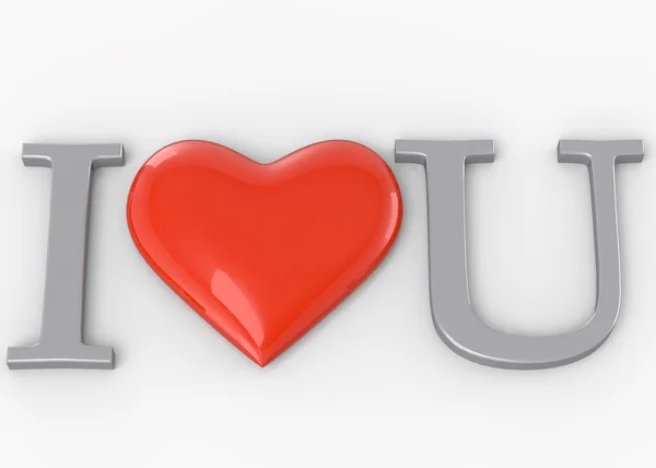 I Love You - 3D — Stock Photo, Image