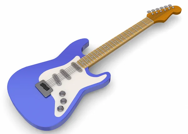 Guitarra elétrica - 3D — Fotografia de Stock