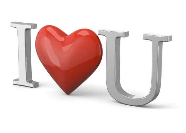 I Love You - 3D — Stock Photo, Image