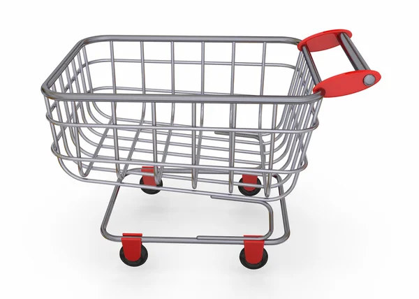 Shopping Cart - 3D — Stok Foto
