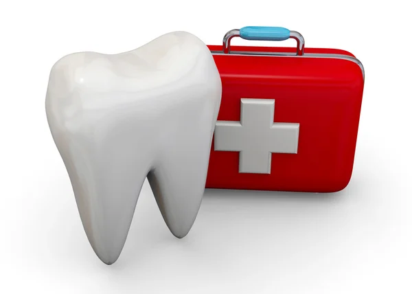 Chroń swoją koncepcję zębów - 3D — Zdjęcie stockowe