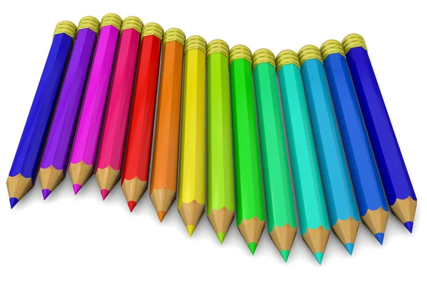 Crayon coloré - 3D — Photo