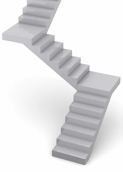 Лестницы - 3D — стоковое фото