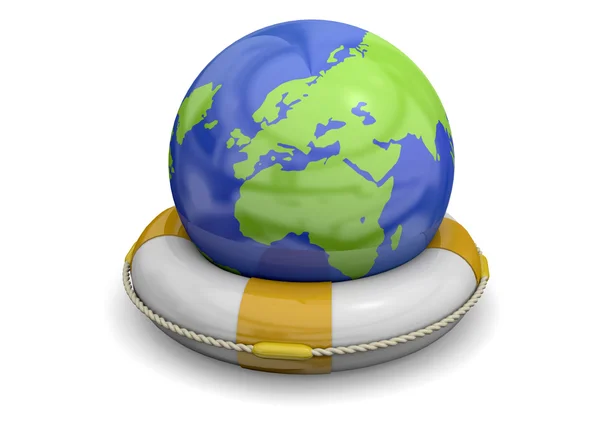 Save the World - 3D — Stock Photo, Image