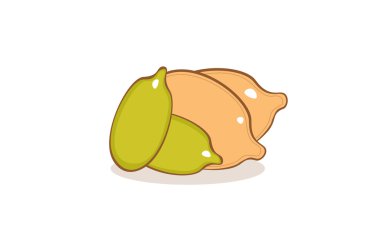 beyaz arkaplanda kabak tohumları