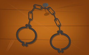 pranga, hapis, pranga, metal, illüstrasyon