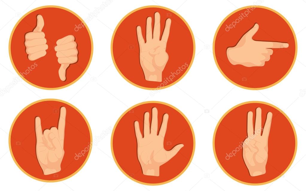 arm, gesture, set, sign language