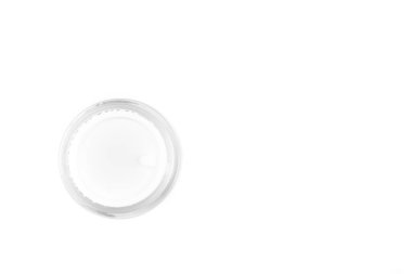 Kozmetik anti-yaşlanma ve nemlendirici beyaz güzellik kremi. Kopyalama alanı olan pankart