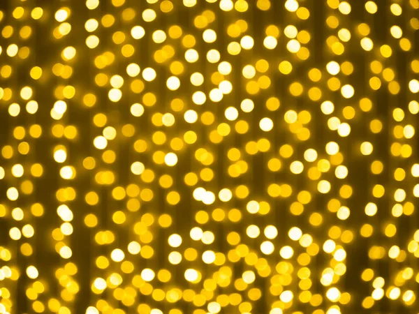 Blurred Trendy Illuminating Yellow Lights Defocused Background Color 2021 Year — Stock Photo, Image