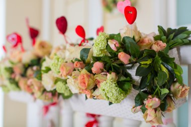 tatil dekorasyon iç Sevgililer günü için