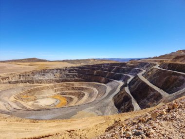 Benimkinin kapanması için açık maden tezgahı düzeltme süreci