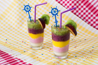 Meyve renk taze smoothies