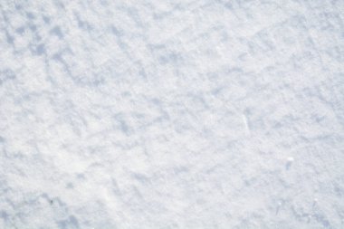 Gerçekten karlı bir zemin. Kışın temiz kar zemini