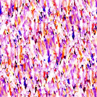 Suluboya, soyut, kusursuz desen. Parlak el yapımı elementlerle yaratıcı doku. Soyut renkli yazdırma.