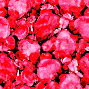 Suluboya, soyut, kusursuz desen. Parlak el yapımı elementlerle yaratıcı doku. Soyut renkli yazdırma.