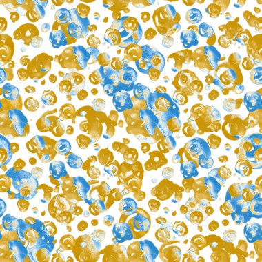 Suluboya, soyut, kusursuz desen. Parlak el yapımı elementlerle yaratıcı doku. Soyut renkli yazdırma.