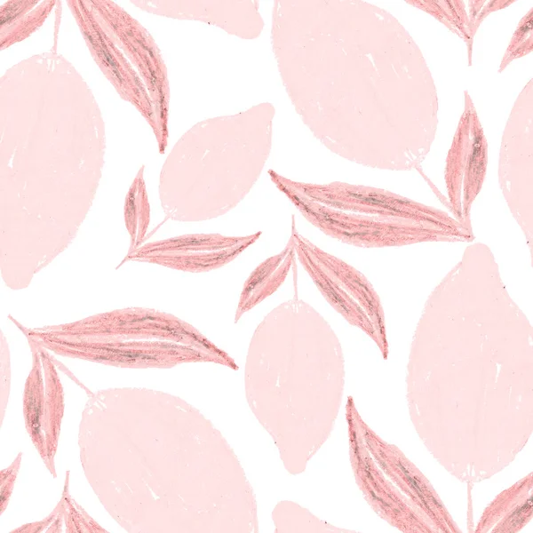 Limonlar, limonlar ve portakallar gibi soyut narenciye meyveleri olan yaratıcı, pürüzsüz desenler. Renkli meyveli arkaplan.