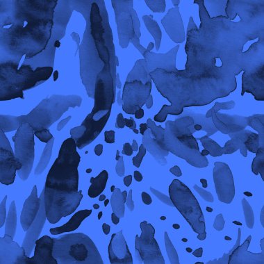 Suluboya, soyut, kusursuz desen. Parlak el yapımı elementlerle yaratıcı doku. Soyut renkli yazdırma.