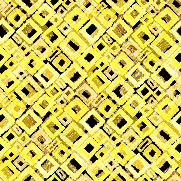 カラフルな抽象幾何学的要素を持つ創造的なシームレスなパターン 手描きの質感 グラフィック抽象的な背景 現代美術 流行のモダンスタイル — ストック写真