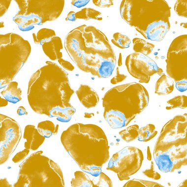 Suluboya, soyut, kusursuz desen. Parlak el yapımı elementlerle yaratıcı doku. Soyut renkli yazdırma.