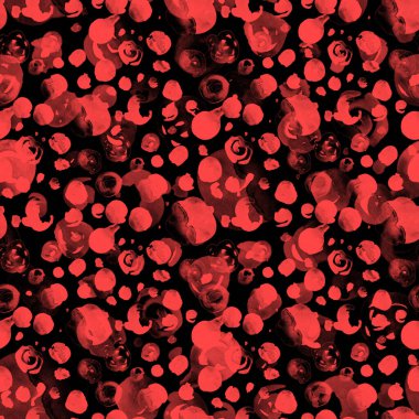 Suluboya, soyut, kusursuz desen. Parlak el yapımı elementlerle yaratıcı doku. Soyut renkli yazdırma.