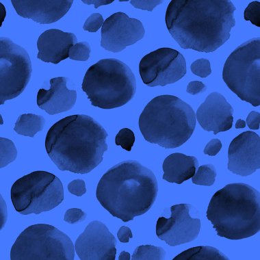 Suluboya, soyut, kusursuz desen. Parlak el yapımı elementlerle yaratıcı doku. Soyut renkli yazdırma.