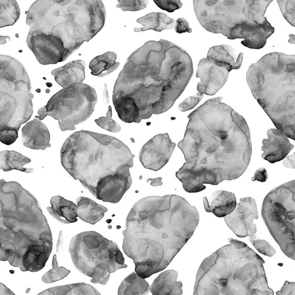 Suluboya, soyut, kusursuz desen. Parlak el yapımı elementlerle yaratıcı doku. Soyut renkli yazdırma.