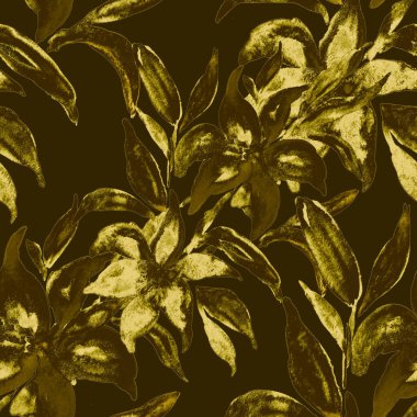 Çiçeklerle suluboya kusursuz desen. Çiçek tasarımı. Romantik bir düğün geçmişi. Parlak, kusursuz bir yaz dönemi. Botanik duvar kağıdı. Her türlü tasarım için kullanılabilir.