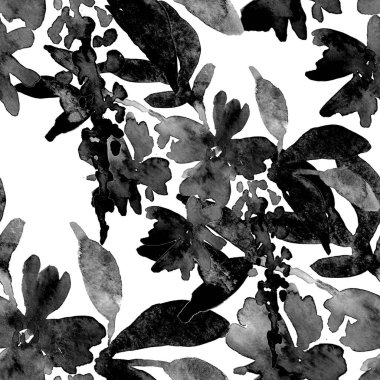 Çiçeklerle suluboya kusursuz desen. Çiçek tasarımı. Romantik bir düğün geçmişi. Parlak, kusursuz bir yaz dönemi. Botanik duvar kağıdı. Her türlü tasarım için kullanılabilir.