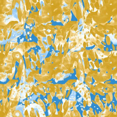 Suluboya, soyut, kusursuz desen. Parlak el yapımı elementlerle yaratıcı doku. Soyut renkli yazdırma.