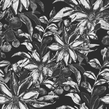 Çiçeklerle suluboya kusursuz desen. Çiçek tasarımı. Romantik bir düğün geçmişi. Parlak, kusursuz bir yaz dönemi. Botanik duvar kağıdı. Her türlü tasarım için kullanılabilir.