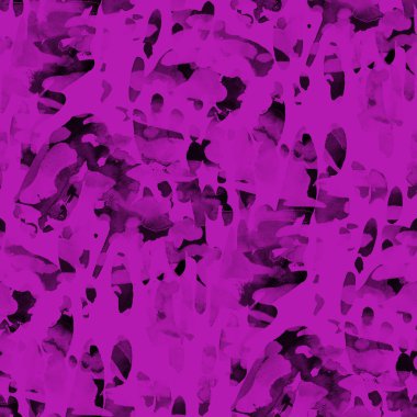 Suluboya, soyut, kusursuz desen. Parlak el yapımı elementlerle yaratıcı doku. Soyut renkli yazdırma.