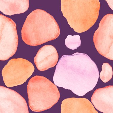 Modern suluboya, soyut desen, her amaç için harika tasarım. Kusursuz desenli, el çizimi lekeli. Suluboya soyut sanat geçmişi. Basit bir tasarım. Modern yaratıcı şablon.