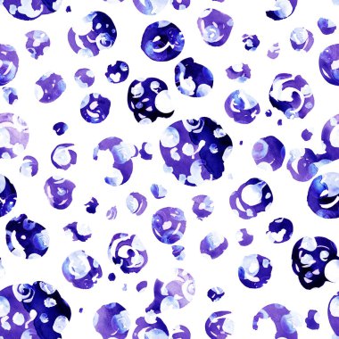 Suluboya, soyut, kusursuz desen. Parlak el yapımı elementlerle yaratıcı doku. Soyut renkli yazdırma.