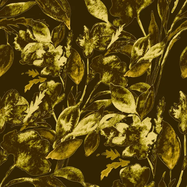 Çiçeklerle suluboya kusursuz desen. Çiçek tasarımı. Romantik bir düğün geçmişi. Parlak, kusursuz bir yaz dönemi. Botanik duvar kağıdı. Her türlü tasarım için kullanılabilir.