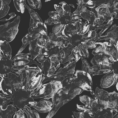 Çiçeklerle suluboya kusursuz desen. Çiçek tasarımı. Romantik bir düğün geçmişi. Parlak, kusursuz bir yaz dönemi. Botanik duvar kağıdı. Her türlü tasarım için kullanılabilir.